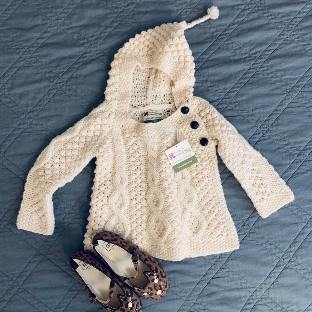 12-18month Irish merino wool sweater